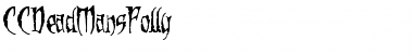 Download CCDeadMansFolly Regular Font Title Preview