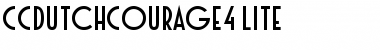 Download CCDutchCourage4 Lite Font Title Preview
