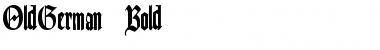 Download OldGerman Bold Font Title Preview