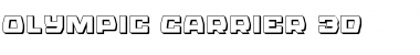 Download Olympic Carrier 3D Regular Font Title Preview
