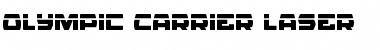 Download Olympic Carrier Laser Regular Font Title Preview