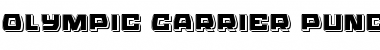 Download Olympic Carrier Punch Regular Font Title Preview