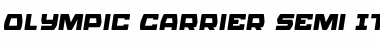 Download Olympic Carrier Semi-Italic Semi-Italic Font Title Preview