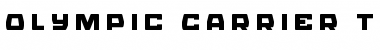 Download Olympic Carrier Title Regular Font Title Preview