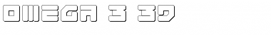 Download Omega-3 3D Regular Font Title Preview
