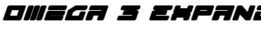 Download Omega-3 Expanded Italic Expanded Italic Font Title Preview