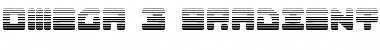 Download Omega-3 Gradient Regular Font Title Preview