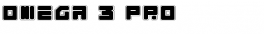 Download Omega-3 Pro Regular Font Title Preview
