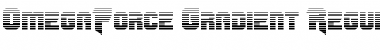 Download OmegaForce Gradient Regular Font Title Preview