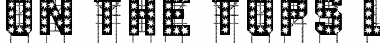 Download On The Tops Lights Regular Font Title Preview