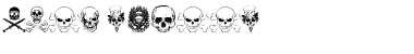 Download only skulls Regular Font Title Preview