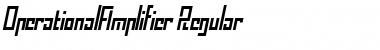 Download Operational Amplifier Regular Font Title Preview