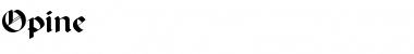 Download Opine Normal Font Title Preview