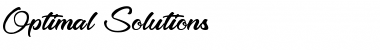 Download Optimal Solutions Regular Font Title Preview