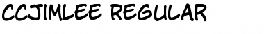 Download CCJimLee Regular Font Title Preview