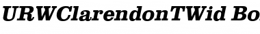 Download URWClarendonTWid Bold Oblique Font