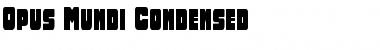 Download Opus Mundi Condensed Condensed Font Title Preview
