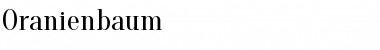 Download Oranienbaum Regular Font Title Preview