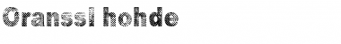 Download Oranssi hohde Regular Font Title Preview