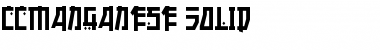 Download CCManganese Solid Font Title Preview