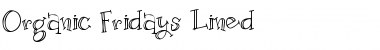 Download Organic Fridays Lined Regular Font Title Preview