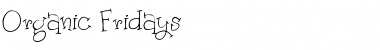 Download Organic Fridays Regular Font Title Preview