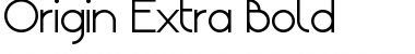 Download Origin ExtBd Extra Bold Font Title Preview