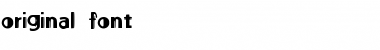 Download original_font Medium Font Title Preview