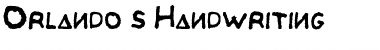 Download Orlando's Handwriting Regular Font Title Preview