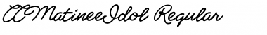 Download CCMatineeIdol Regular Font Title Preview