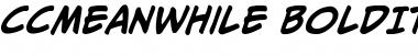 Download CCMeanwhile Bold Italic Font Title Preview