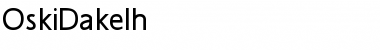 Download OskiDakelh Regular Font Title Preview