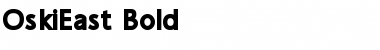 Download OskiEast Bold Font Title Preview