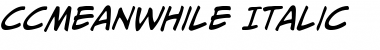 Download CCMeanwhile Medium Italic Font Title Preview