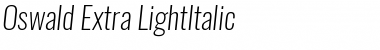 Download Oswald Extra-Light Font