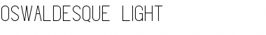 Download Oswaldesque Light Font Title Preview