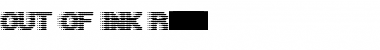 Download OUT OF INK Regular Font Title Preview