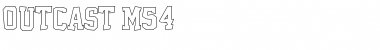 Download Outcast M54 Regular Font Title Preview