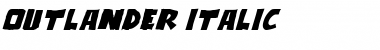Download Outlander Italic Font Title Preview