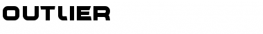 Download Outlier Regular Font Title Preview
