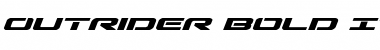 Download Outrider Bold Italic Bold Italic Font Title Preview