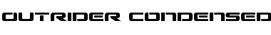 Download Outrider Condensed Bold Condensed Bold Font Title Preview