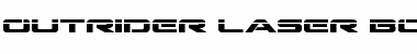 Download Outrider Laser Bold Bold Font Title Preview