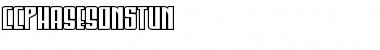 Download CCPhasesOnStun Roman Font Title Preview