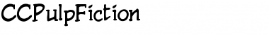 Download CCPulpFiction Medium Font Title Preview