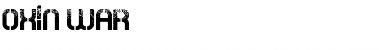 Download Oxin War Font Title Preview