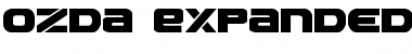 Download Ozda Expanded Expanded Font Title Preview