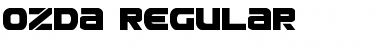 Download Ozda Regular Font Title Preview