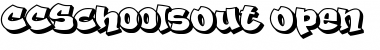 Download CCSchoolsOut Regular Font Title Preview