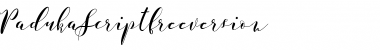 Download Paduka Script free version Regular Font